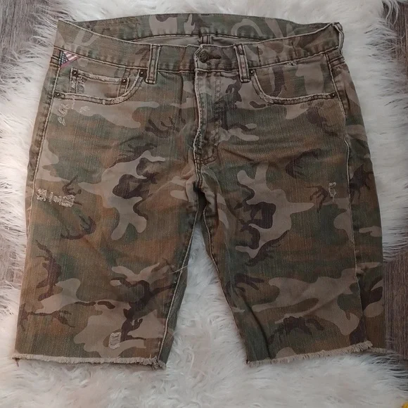 Denim & Supply Ralph Lauren Distressed Shorts - Picture 5 of 16